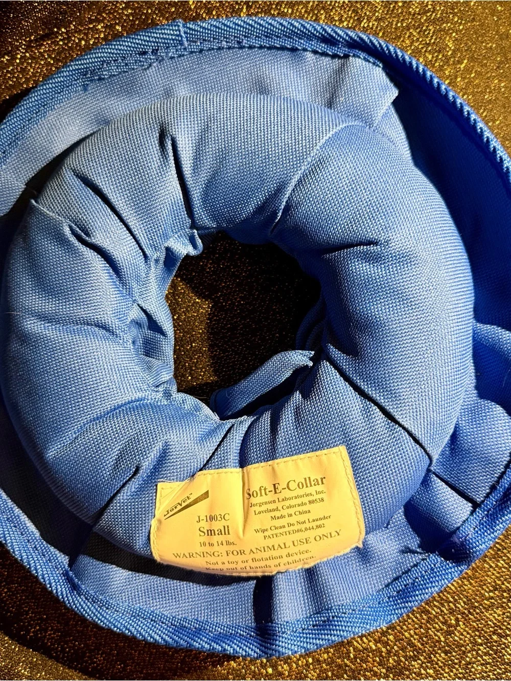 JorVet Soft-E-Collar - Size Small (10 to 14 lbs) - Dog or Cat - J-1003C - Blue